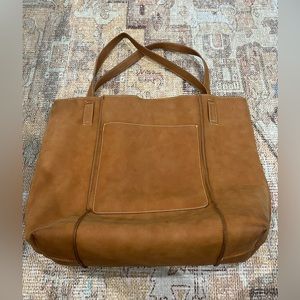 Shiraleah oversized leather tote EUC